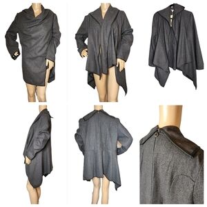 NWT Dress V fashion wrap/open front cardigan jacket.